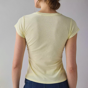 Ropa Deportiva Informal, Camiseta con Logotipo Personalizado, Ropa de Gimnasio para Mujer, Camiseta Holgada Informal para Correr al Aire Libre, Camiseta Deportiva - Product Image 3