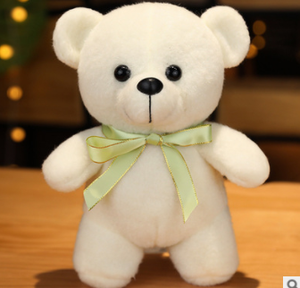 Oso de Peluche de 28 cm al por Mayor, Lindo Oso de Peluche con Lazo de Rosas, Juguete de Animal de Peluche con Caja de PVC para Regalo de Cumpleaños, Navidad o Boda - Product Image 5