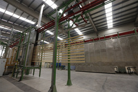 Sistema de Aplicación de Polvo para Perfiles de Aluminio de Primera Calidad, Línea de Pintura para Fachadas de Ventanas de Acero Inoxidable de Alta Flexibilidad 1