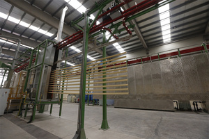 Máquina de recubrimiento por pulverización de perfiles de aluminio de calidad superior, equipo de línea de pintura de fachada de ventanas de alta flexibilidad de acero - Product Image 5