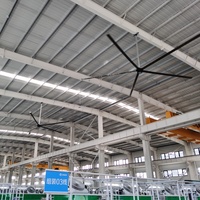 16ft-24FT HVLS Deckenlüfter für Geflügelställe & Pferdeställe, Großer Abluftventilator für Viehbetriebe mit CE-Zertifizierung
