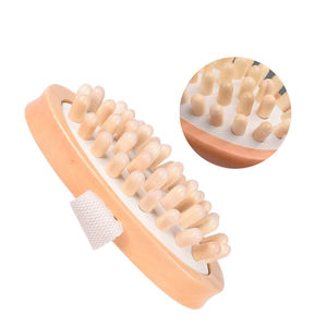 Naturholz Anti Cellulite Massage gerät Körper abnehmen Zirkulation bürste Muskel Relax <span class=keywords><strong>Palm</strong></span> Sauna Spa Bad Massage - Product Image 1