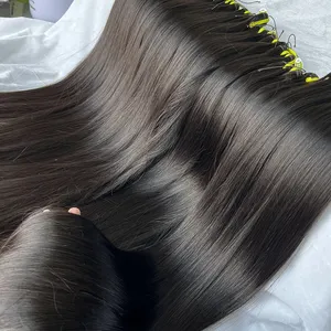 Extensão de cabelo brasileiro, 12a naturel inprocessado pelucas de cabello natural pacotes de extensões do cabelo humano cru
