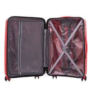 Hochwertiges Geschäftsreise-Gepäckset 20/24/28 Zoll 3-teiliges Pv-Geschäftsgepäck mit 8 Rädern