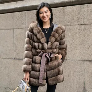 Find Wholesale Classy mink sable fur coat At An Affordable Price 