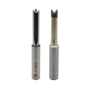 ריהוט עץ כלי מכונות עץ CNC קצה מולחם מוצק קרביד נתב סיבי סט נגרות TCT כרסום חותך