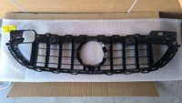 Grille en fibre de carbone style BRBUS ROCKET GT avec chrome rouge pour Fuheng 2020 Classe E W213
