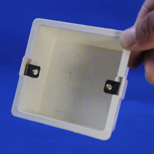 Kotak sambungan tahan api PVC plastik 86 tipe, kotak tersembunyi 5cm, soket sakelar Universal Dinding - Product Image 6