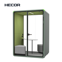 Studio Mobile Salle de Réunion Acoustique Bureau Silence Sound Proof Office Pod Avec Sièges