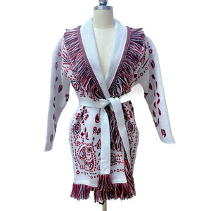 Nuova tendenza fatta a mano cappotto di <span class=keywords><strong>lana</strong></span> con cintura nappa Jacquard <span class=keywords><strong>Cardigan</strong></span> maglione lavorato a maglia Casual da <span class=keywords><strong>donna</strong></span> - Product Image 5
