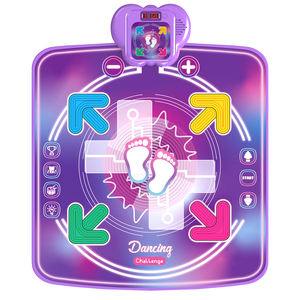 محمولة للبلوتوث اللاسلكية 4-مفتاح حصيرة الرقص للأطفال للماء والموسيقى متزامنة أضواء عدم الانزلاق لعبة وسادة اللعبة التعليمية - Product Image 4