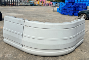 Flotteurs modulaires articulés en PEHD pour pontons de quai, résistants aux UV, pour maisons flottantes, villas et bateaux. - Product Image 2