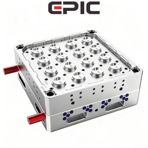 Industrial Milky Tea Cup &amp; Lid Mould | Electric Injection Compatible | Closed-<strong>Loop</strong> <strong>Control</strong> for Accuracy - Product Image 4