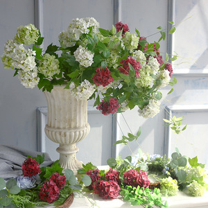 Preço por atacado Silk Hortênsias Grandes Enchimentos Floral Grande Hortênsia Flor <span class=keywords><strong>Artificial</strong></span> 3 Garfos Hortênsias De Casamento flores - Product Image 2