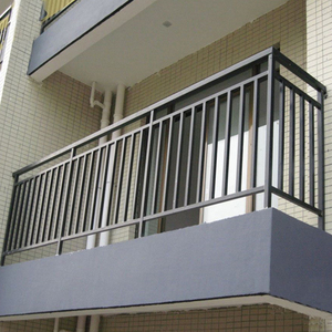 Hàng rào lan can ban công nhôm ngoài trời và tay vịn bằng thép carbon có thể tùy chỉnh cho các ứng dụng trong nhà và ngoài trời khác nhau - Product Image 1