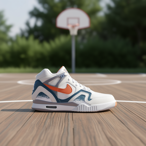 Nike Air Tech Challenge II Bleu Pierre 2025 Chaussures de Basketball Homme Tige en Mesh Semelle Extérieure en Caoutchouc Printemps - Product Image 2