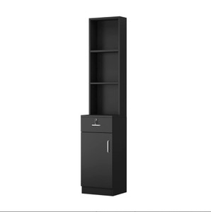 Modern Design <strong>Lockable</strong> <strong>Drawers</strong> Mirror Storage Cabinet Eco-Friendly Wood Commercial Beauty Salon Hotel Bathroom Hair Barber - Product Image 1