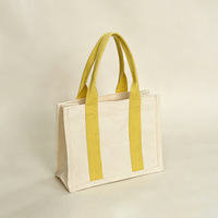 Sac fourre-tout promotionnel pliable en toile avec rubans, grande capacité 24x20x10, sans fermeture, personnalisable, pour l'exportation