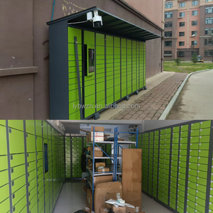 Customized Residential Parcel Locker Intelligent Express <b>Cabinet</b> Outdoor Smart Parcel Delivery Locker with Smart Locker System - Product Image 1