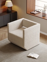 Fauteuil barillet moderne et élégant en tissu rembourré avec rembourrage en éponge, inclinable et convertible en lit, pour salon