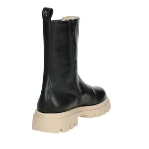 Botines de tobillo bajo para niña Florens, negros, F4325, suela gruesa - Product Image 3