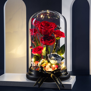 <span class=keywords><strong>Rose</strong></span> Stabilizzate con Logo Aziendale Inciso al Laser, Ornamento Regalo di Alta Gamma con Colori Personalizzabili per Soluzioni Regalo <span class=keywords><strong>VIP</strong></span> Natalizie - Product Image 4