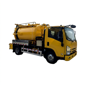 รถดูดสิ่งปฏิกูล ISUZU KV100 ขนาด 6000 ลิตร พร้อมเครื่องฉีดน้ำแรงดันสูง, ปั๊มสุญญากาศไฮดรอลิกจากอิตาลี ยี่ห้อ Jurop รุ่น PINFL, ตัวเลือกเสริม 360 °   แขนดูดแบบหมุนได้ - Product Image 1