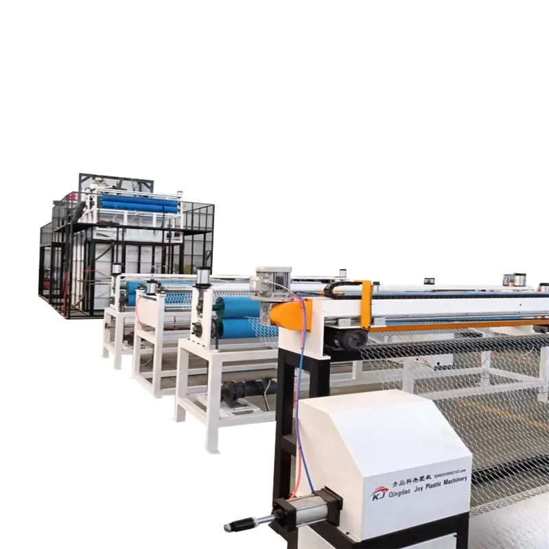 Linha de máquinas para fabricação de extrusora de geotêxtil de drenagem composta 3D Geonet
