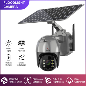 LCLCTEK <span class=keywords><strong>Camera</strong></span> Năng Lượng Mặt Trời 1080P 4G <span class=keywords><strong>Camera</strong></span> Ptz Không Dây CCTV <span class=keywords><strong>P2P</strong></span> Phát Hiện Chuyển Động <span class=keywords><strong>PIR</strong></span> Chống Nước Ngoài Trời - Product Image 2