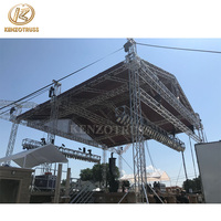 Iluminación profesional Sistema de celosía diseño de línea de celosía con escenario para la venta