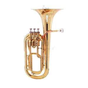 Tuyau en cuivre laqué <span class=keywords><strong>Euphonium</strong></span> baryton en laiton jaune avec surface laquée d'or <span class=keywords><strong>Prix</strong></span> d'usine - Product Image 1