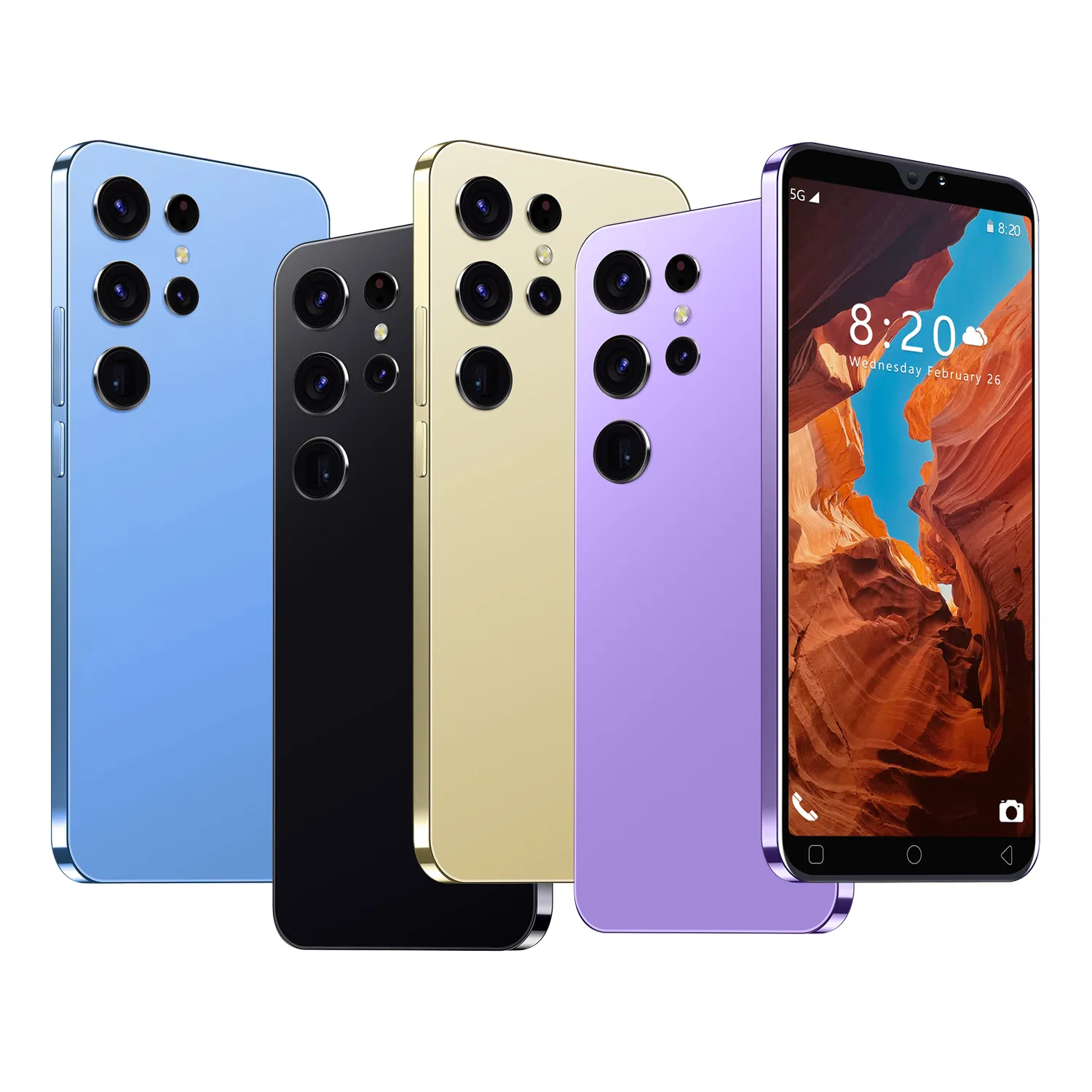 S23 + Pro 5,0 "HD Pantalla Teléfono inteligente 1GB + 8GB Dual Sim Celulares Android Desbloqueado 2MP 1500mAh S23 Ultra Teléfonos móviles