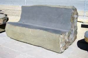 Tay chạm khắc đá Bazan băng ghế dự bị ngoài trời trang trí đánh bóng Boulder cho sân vườn Patio trang trí nội thất - Product Image 5