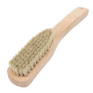 Cepillo de cerdas de cerdo de madera maciza para limpieza de ropa, duradero, con cerdas suaves - Product Image 2