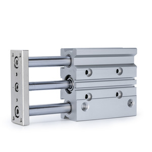 Cylindres à trois axes en laiton et plastique, tiges de guidage MGPM63-25Z MGPM63-75Z MGPM63-150Z MGPM60-200Z, raccords pneumatiques, connexion filetée - Product Image 1