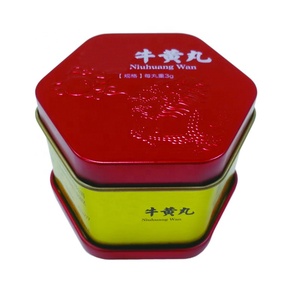 Caja de lata hexagonal estándar segura para alimentos de la UE con <span class=keywords><strong>tapa</strong></span> de fácil apertura para productos farmacéuticos - Product Image 2