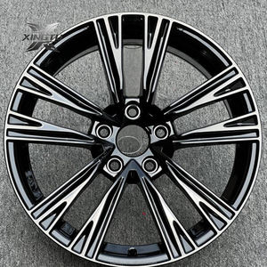 <span class=keywords><strong>Jantes</strong></span> en alliage forgé de <span class=keywords><strong>17</strong></span> <span class=keywords><strong>pouces</strong></span> 5x112 pour Volkswagen Audi - Noir et gris anthracite - Product Image 4