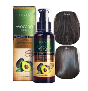 Huile capillaire à l'avocat de qualité salon Jiessia, 100 ml, livraison rapide, pour tous types de cheveux - Product Image 1