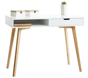 现代设计定制木质办公电脑桌，带抽屉