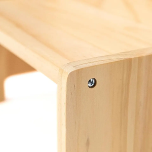 Tabouret de lit en bois multifonctionnel moderne pour enfants tout-petits pour chambre à coucher salle de bain et usage extérieur meubles à poignée latérale - Product Image 4