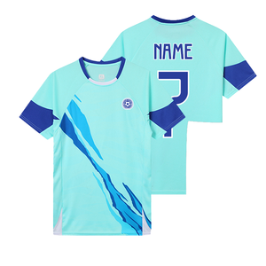 Jersey sepak bola anak kustom desain butik, Jersey sepak bola modis dengan cetakan nama setelan musim dingin untuk anak muda - Product Image 4