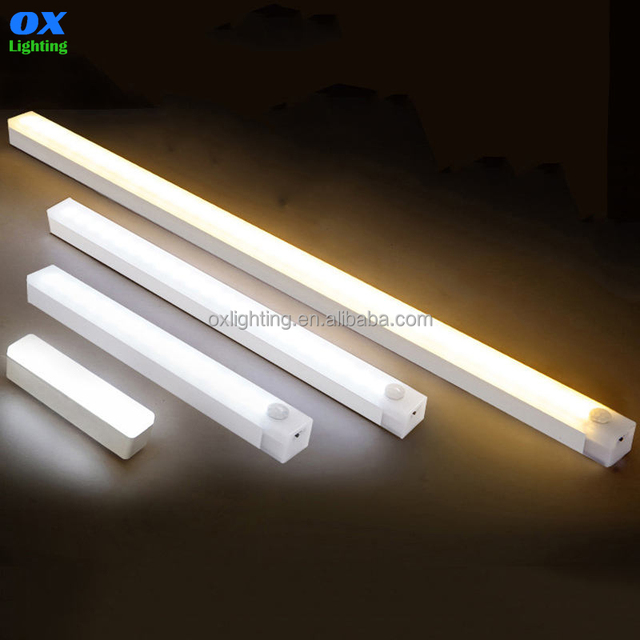 Motion Sensor LED Cabinet Light USB Rechargeable Battery Bedroom Kitchen LED  Night Wireless Closet  Cabinet Lights Lamp