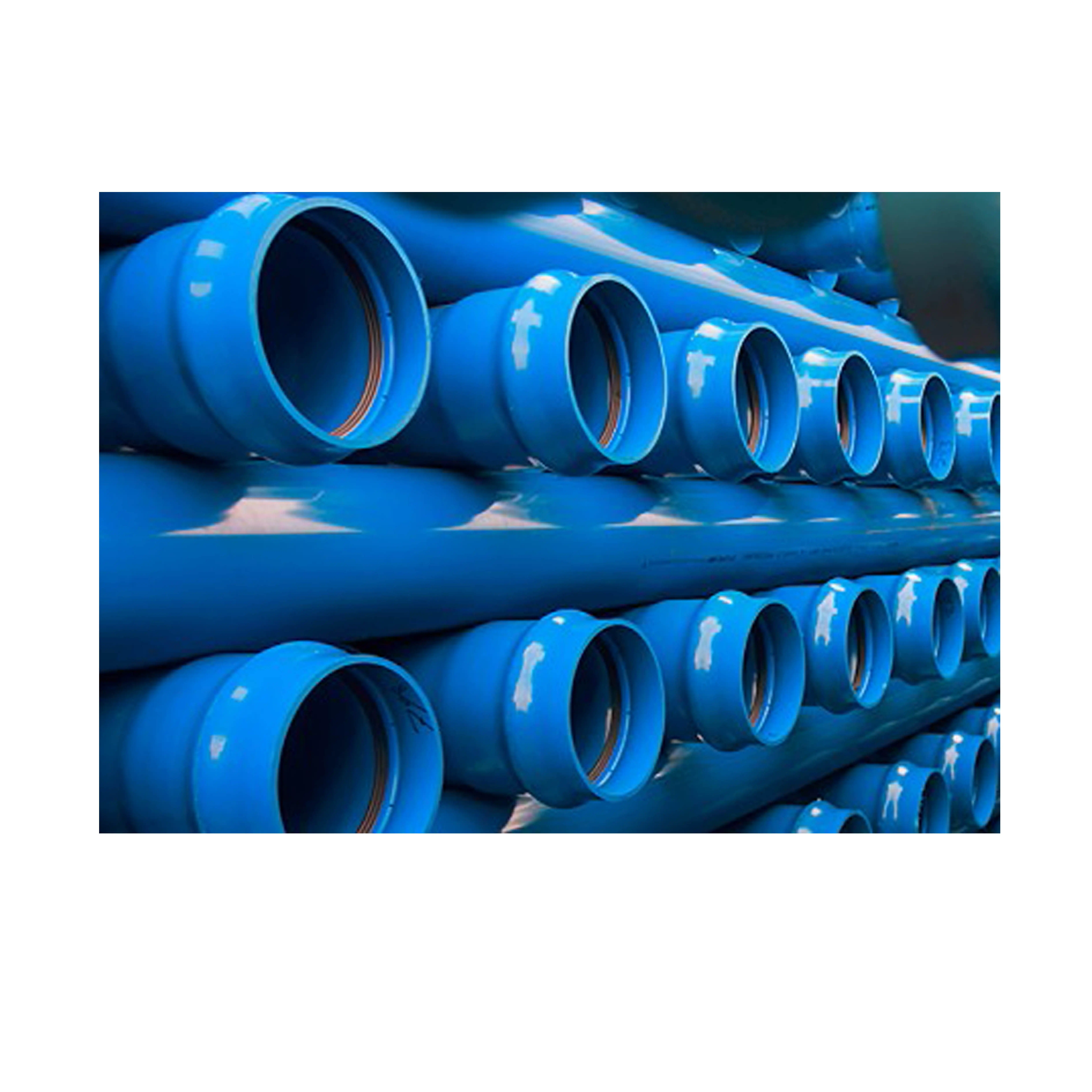 75mm 110mm 200mm 250mm גדול קוטר כחול UPVC ניקוז צינור PVC ניקוז מים צינור
