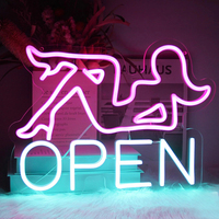 Enseigne néon LED personnalisée pour salon de manucure, panneau lumineux LED, enseignes néon imprimées UV pour la publicité et la décoration des commerces