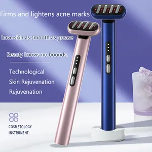 Anti Rimpel Derma Huidtherapie Wand Ems Huidverzorgingstool Hete Draaibare Led Gezicht Wams Huidverzorging Gezicht Sculpting Toverstaf