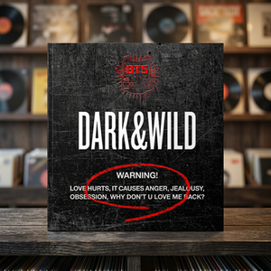 บีทีเอส - อัลบั้มปกติชุดที่ 1 [DARK & WILD] อัลบั้มเคป๊อปเกาหลีของแท้แบบซีดี - Product Image 4