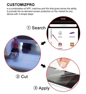 Protector de pantalla de hidrogel de película de Tpu de fábrica 180*120 para máquina de corte de Protector de pantalla - Product Image 3