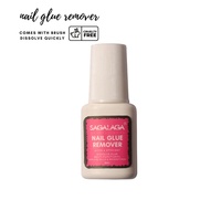 Dissolvant de colle pour faux ongles 10ml, formule douce, pour capsules d'ongles artificiels et adhésifs acryliques, vente en gros, marque privée