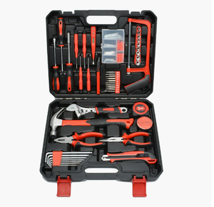 Juego de Herramientas de Reparación General de Acero al Carbono, Caja de Herramientas Portátil Resistente para Renovación del Hogar, Trabajos de Reparación y Montaje Doméstico - Product Image 6