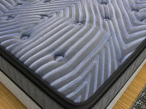 Matelas à ressorts ensachés avec housse tricotée, logo personnalisé, roulé en boîte, confort moyen-ferme, doux, vente en gros d'usine - Product Image 3